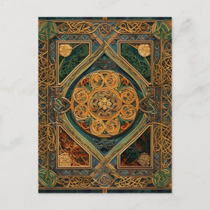 Postal Knot Celtic Colorful Knotwork