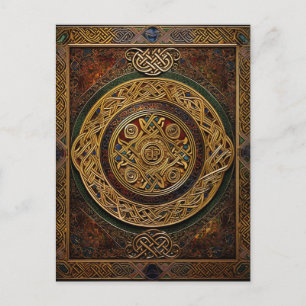 Postal Knot Celtic Colorful Knotwork