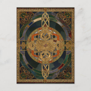 Postal Knot Celtic Colorful Knotwork