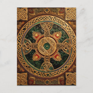 Postal Knot Celtic Colorful Knotwork