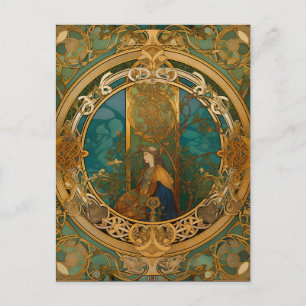 Postal Knot Celtic Queen Colorful Knotwork