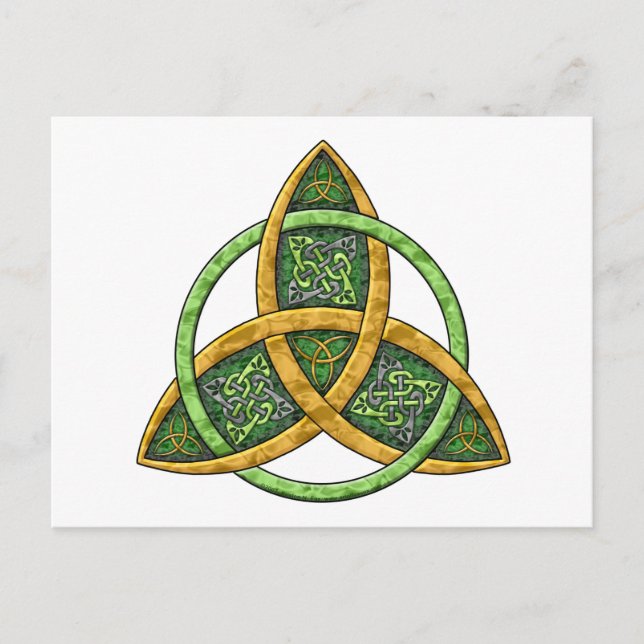 Postal Knot Celtic Trinity (Anverso)