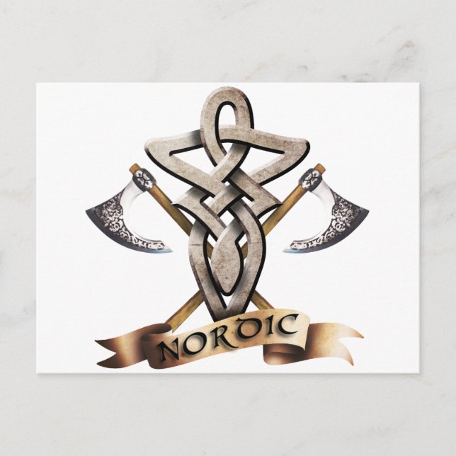 Postal Knot tribal viking D (Anverso)