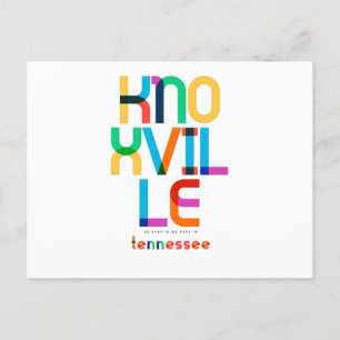 Postal Knoxville Tennessee de mediados de siglo, Arte Pop
