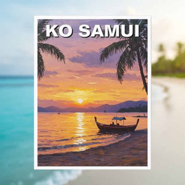 Postal Ko Samui Thailand Sunset (Subido por el creador)
