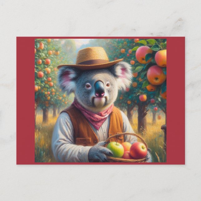 Postal Koala Apple Orchard (Anverso)