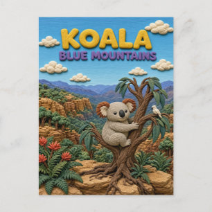 Postal Koala Blue Mountains Moderno KlayKoo