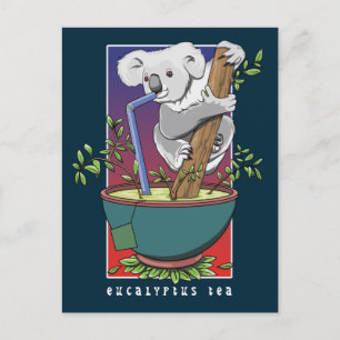 Postal Koala Té de eucalipto