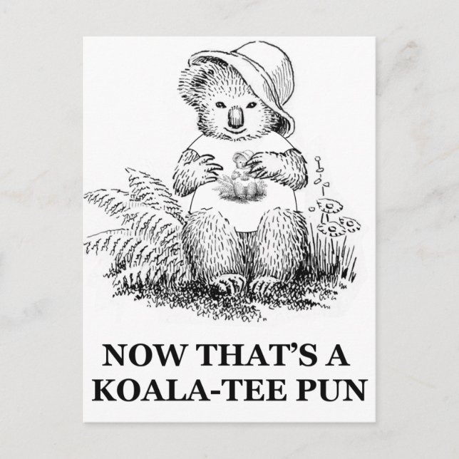 Postal Koala-tee Pun (Anverso)