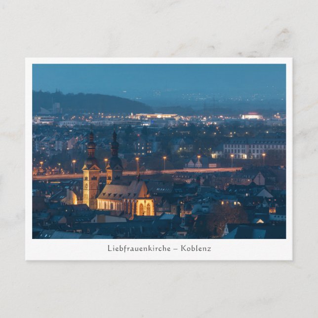 Postal Koblenz Alemania (Anverso)
