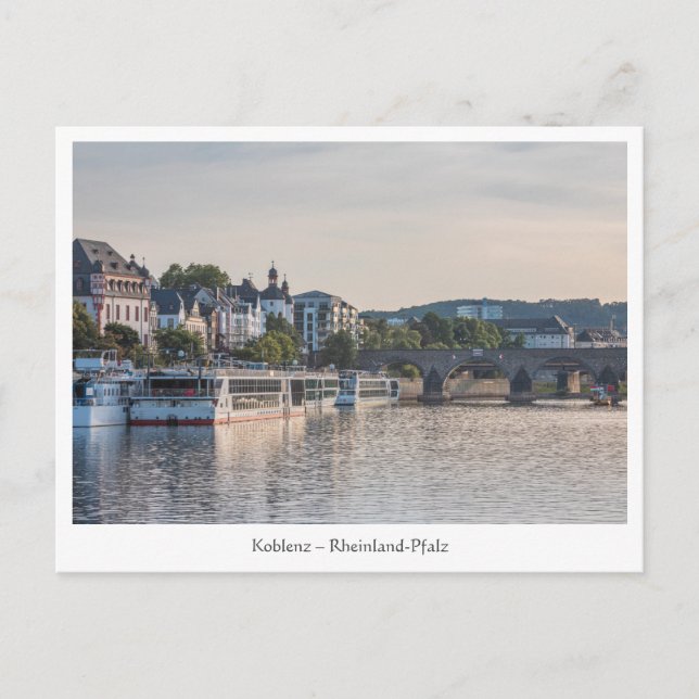 Postal Koblenz Alemania (Anverso)