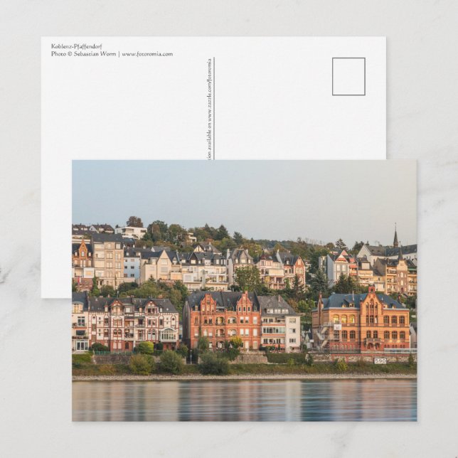Postal Koblenz Pfaffendorf (Anverso / Reverso)