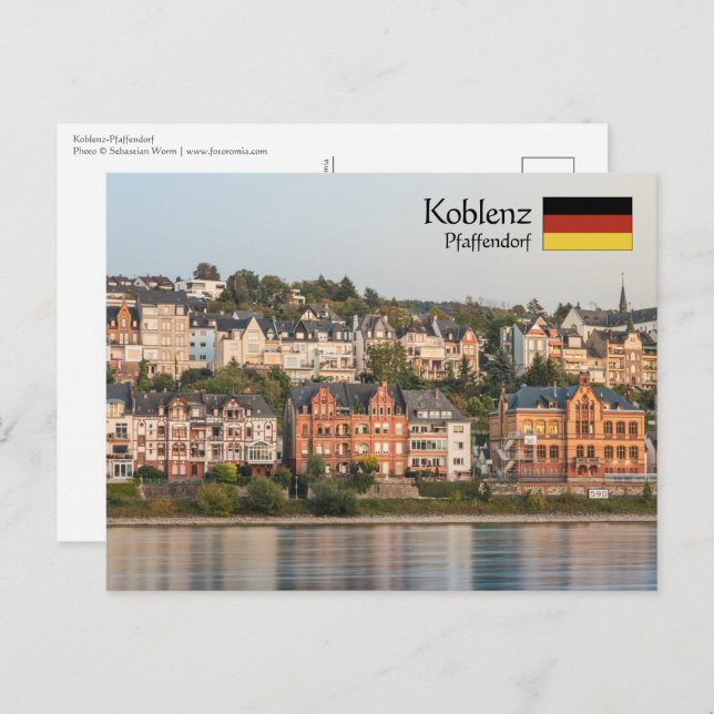 Postal Koblenz Pfaffendorf (Anverso / Reverso)