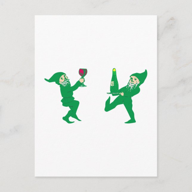 Postal Kobolde Gnome imps goblins gnomes (Anverso)