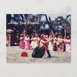 Postal Kodak Hula Show