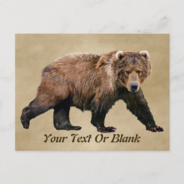 Postal Kodiak Bear (Anverso)