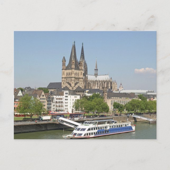 Postal Koeln (Colonia) en Alemania (Anverso)