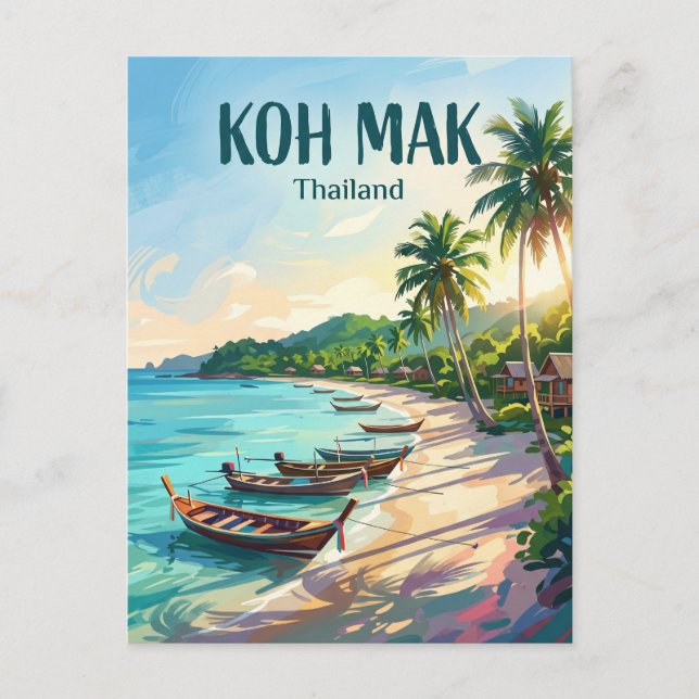 Postal Koh Mak Tailandia (Anverso)