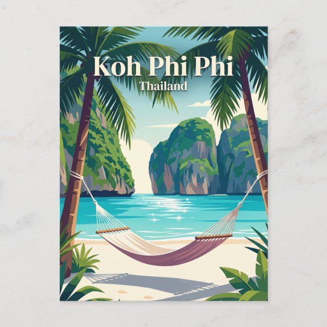 Postal Koh Phi Phi Tailandia (Anverso)