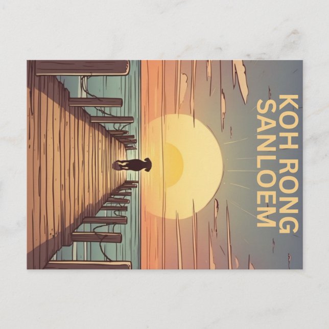 Postal Koh Rong Sanloem (Anverso)