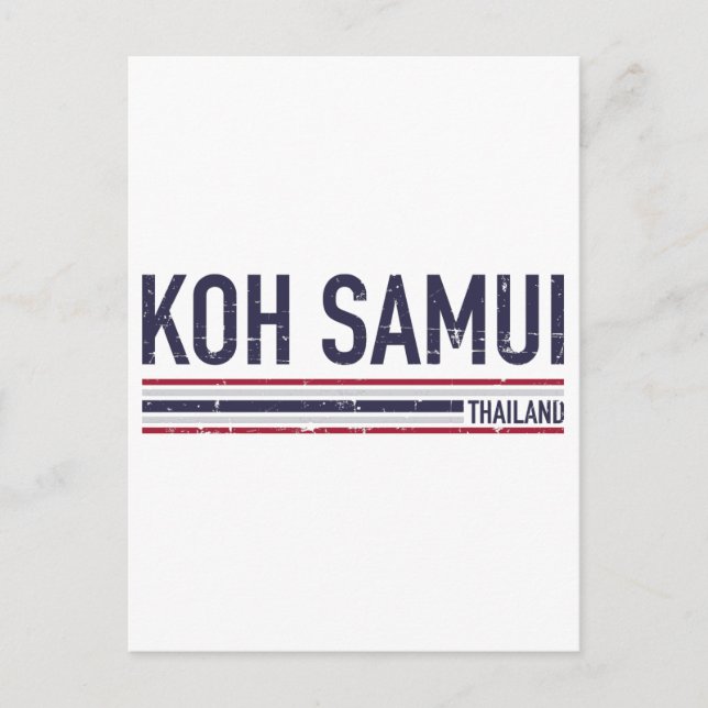 Postal Koh Samui Tailandia (Anverso)
