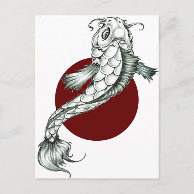 Postal Koi (Anverso)