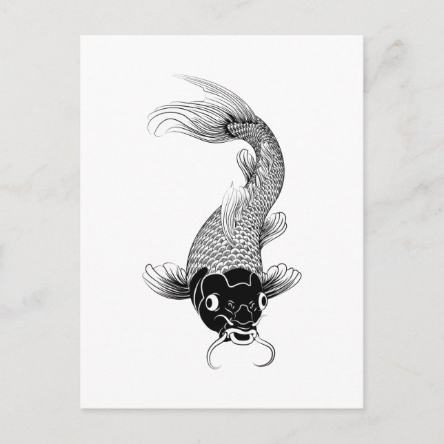 Postal Koi Carp (Anverso)