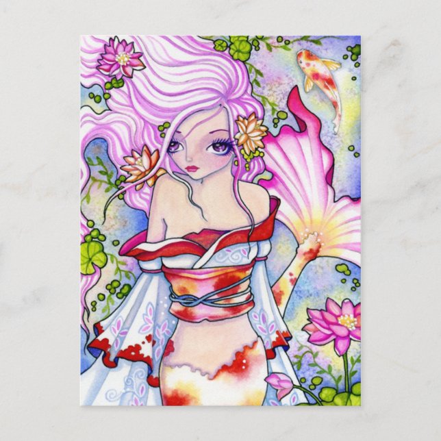Postal Koi - Postcard (Anverso)