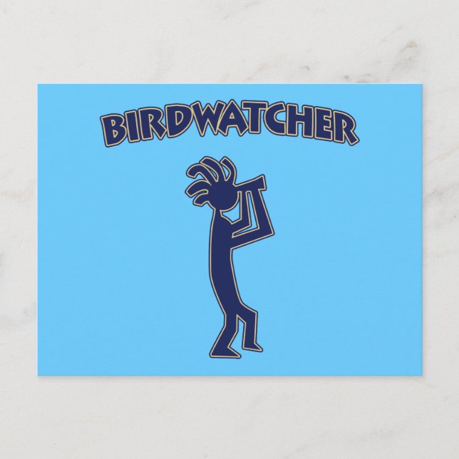 Postal Kokopelli Birdwatcher (Anverso)