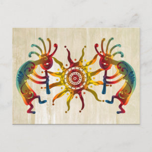 Postal KOKOPELLI DUO SUN + tus ideas