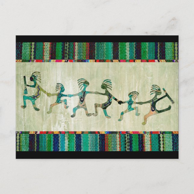 Postal KOKOPELLI, familia divertida y tus ideas (Anverso)