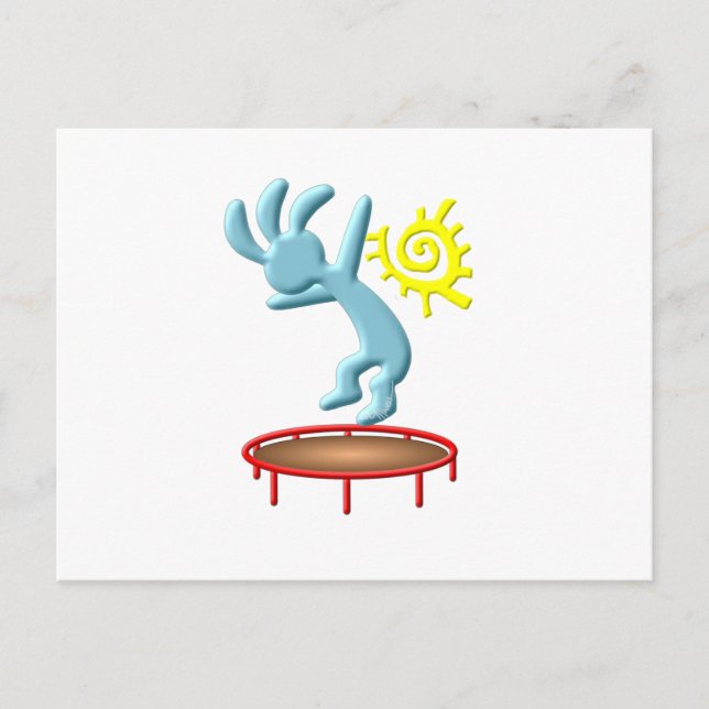 Postal Kokopelli Kids Trampoline (Anverso)