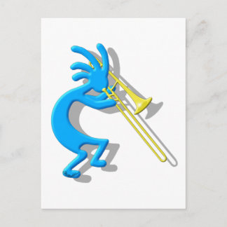 Postal Kokopelli Trombone
