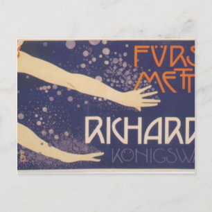 Postal Koloman Moser-Poster del Príncipe Richard Metterni