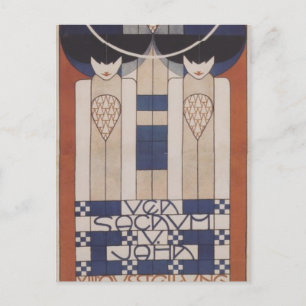 Postal Koloman Moser, Poster del XIII. Secesión