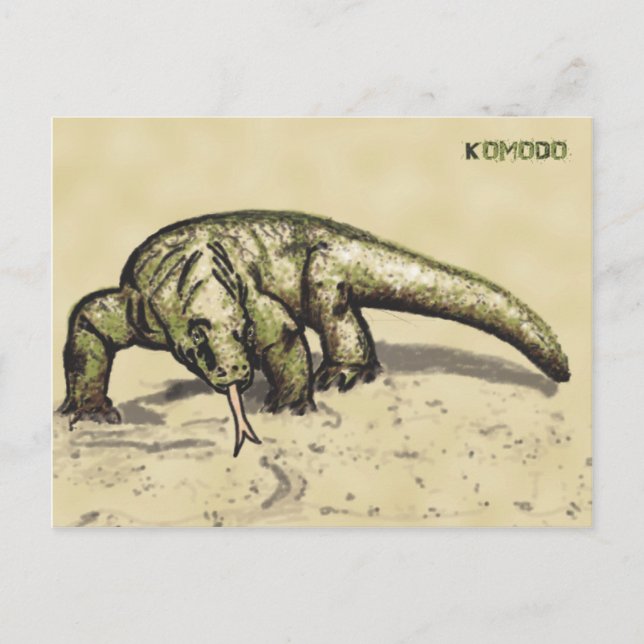 Postal Komodo (Anverso)