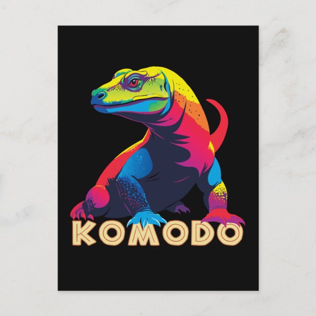 Postal Komodo Dragon (Anverso)