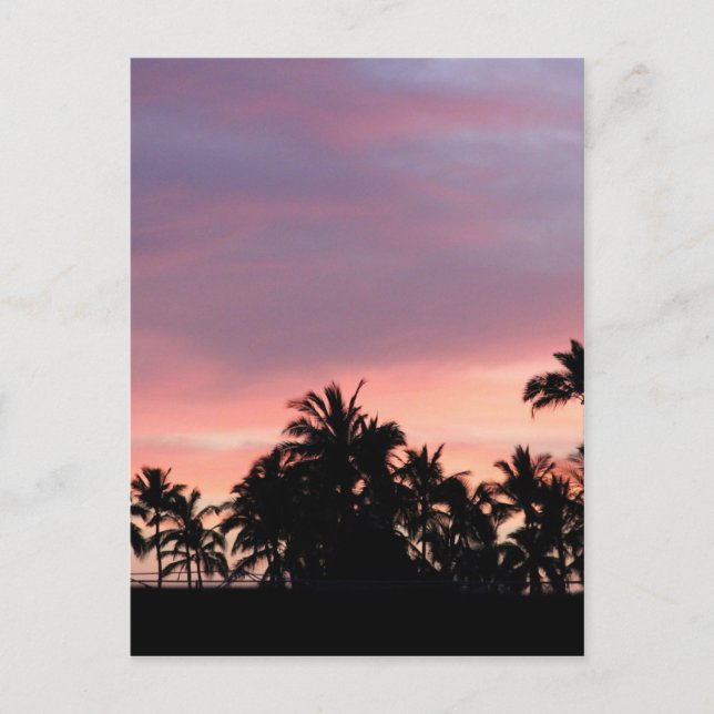 Postal Kona Sunset (Anverso)