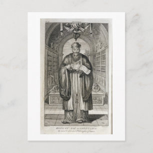 Postal Kong-Fu-Tse, o Confucio, el Phi más famoso