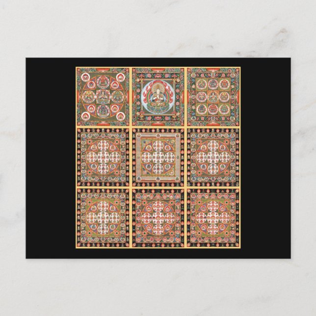 Postal Kongokai Mandala (Anverso)