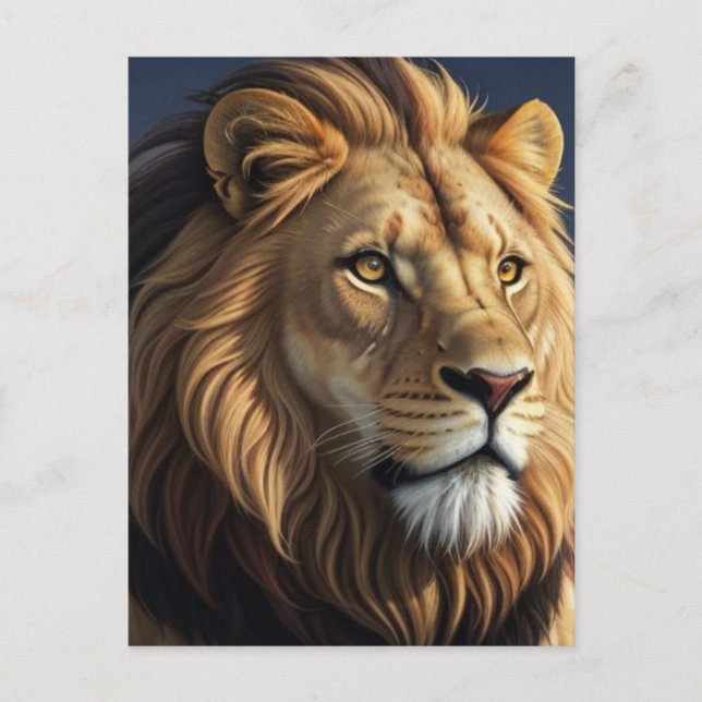 Postal König der Savanne (Anverso)