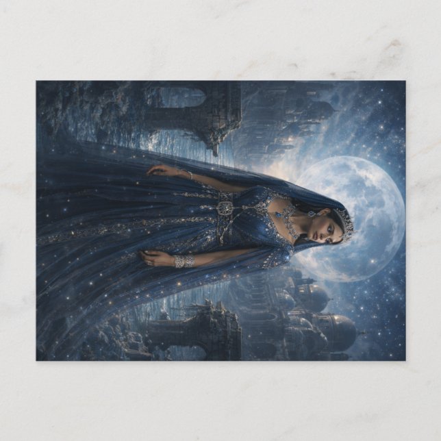 Postal Königin der Sternennacht (Anverso)