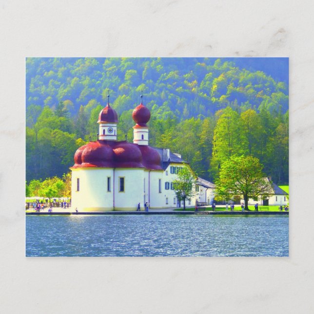 Postal Königsee St. Bartholomä (Anverso)