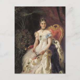 Postal Konstantin Makovsky- Retrato de la condesa María