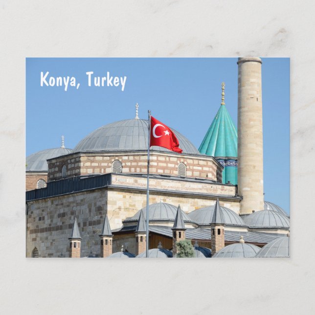 Postal Konya, Turquía (Anverso)