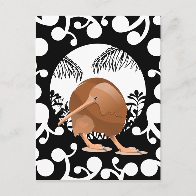 Postal Koru Kiwi (Anverso)