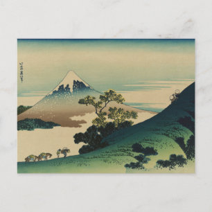Postal Koshu Inume-Toge de Hokusai