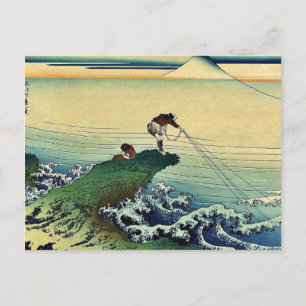 Postal Koshu kajikazawa por Katsushika, Hokusai Ukiyoe