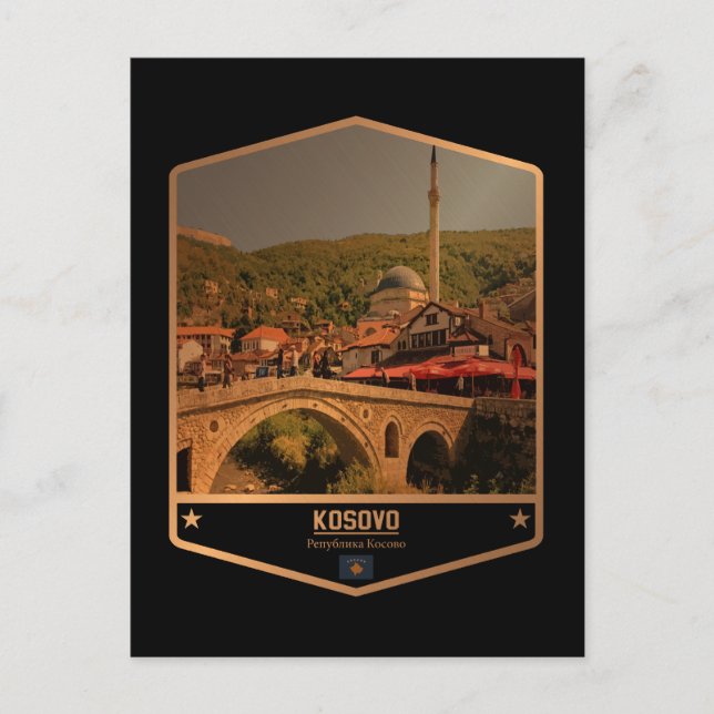 Postal Kosovo (Anverso)