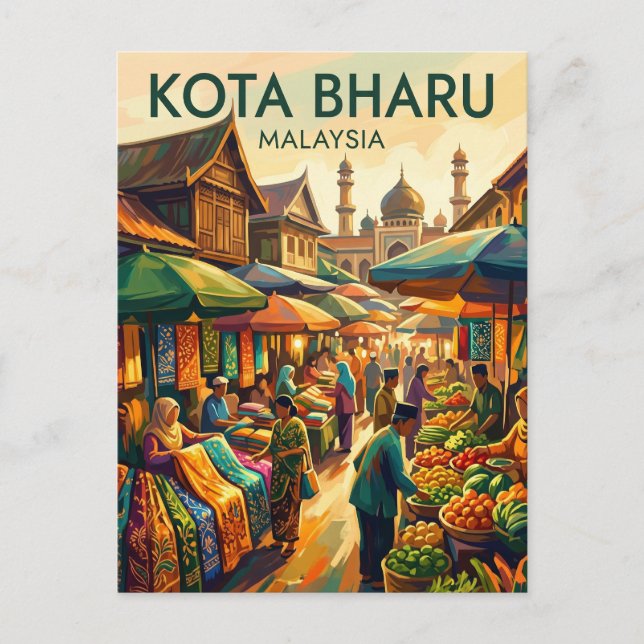 Postal Kota Bharu Malasia (Anverso)